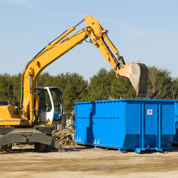 what kind of customer support is available for residential dumpster rentals in Williamsport MD